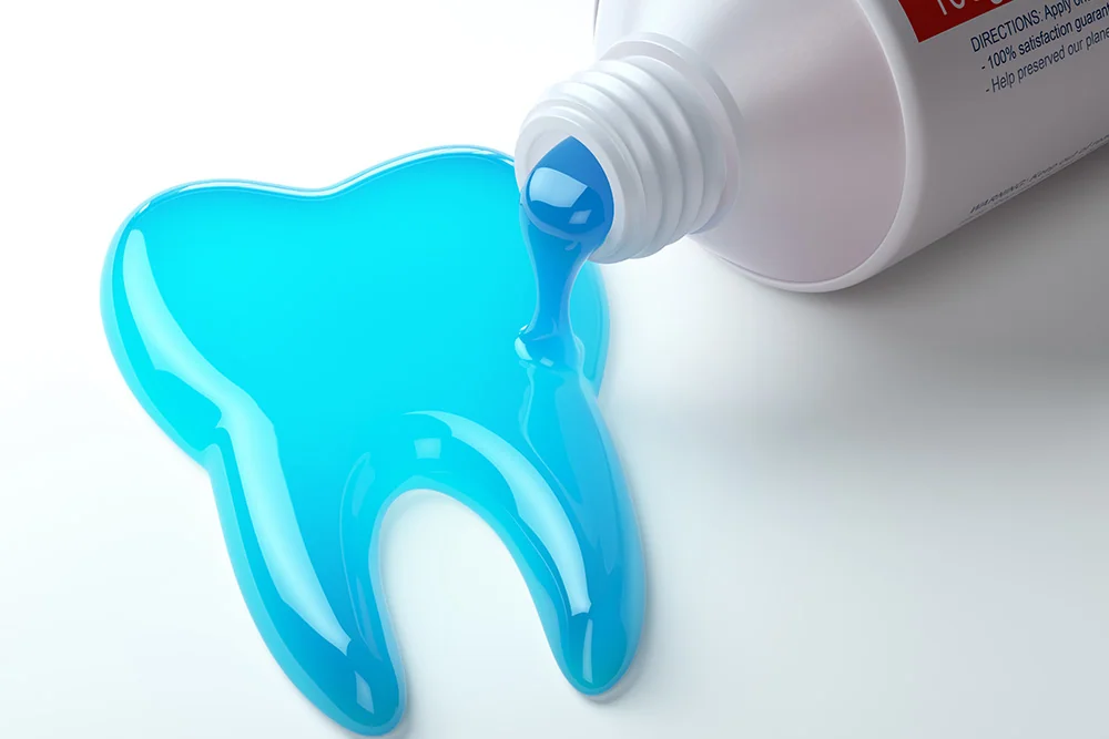 Fluoride protects teeth